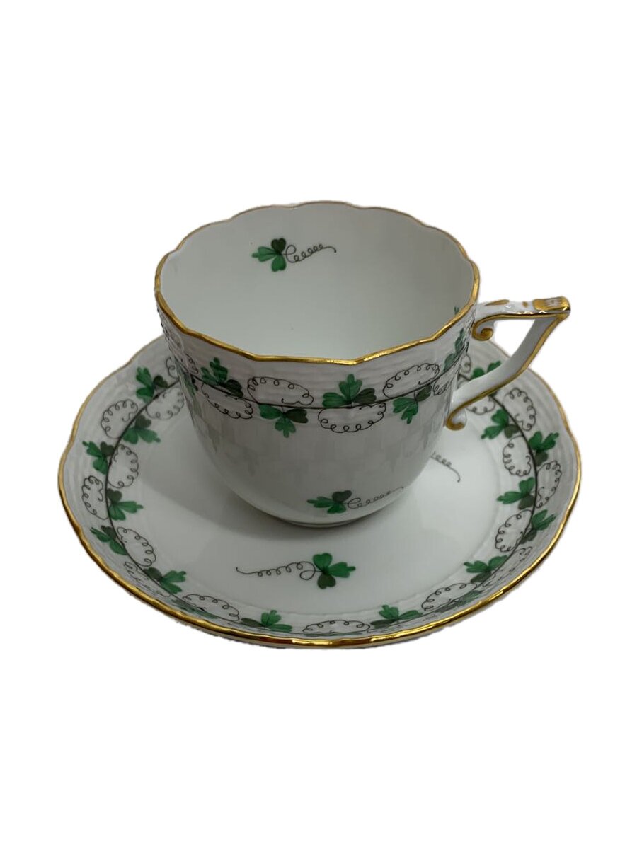 【中古】Herend◆カップ&ソーサー/WHT/パセリ【キッチン用品】