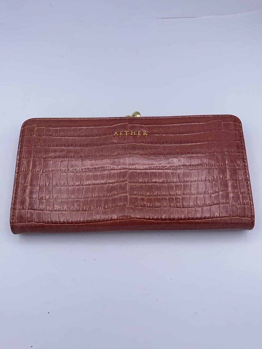 【中古】AETHER APPARE◆長財布/--/PNK/レディース【服飾雑貨他】