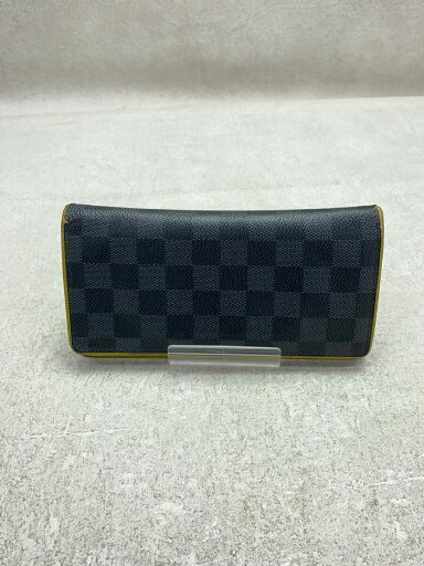 【中古】LOUIS VUITTON◆ポルト・フォイユ・ブラザ_ダミエ・グラフィット_BLK/PVC/BLK/ストライプ/メンズ【服飾雑貨他】 【中古】LOUIS VUITTON◆ポルト・フォイユ・ブラザ_ダミエ・グラフィット_BLK/PVC/BLK/ストライプ/メンズ【服飾雑貨他】