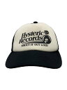 【中古】HYSTERIC GLAMOUR◆メッシュキャップ/FREE/ポリエステル/WHT/メンズ/ヒスガール【服飾雑貨他】