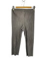 【中古】PLEATS PLEASE ISSEY MIYAKE◆ボトム/1/ポリエステル/KHK/チェック/PP82-JF809//【レディースウェア】