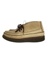 【中古】Russell Moccasin◆チャッカブーツ/US8/BEG/レザー/2785【シューズ】