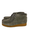 【中古】Clarks◆ブーツ/25cm/GRY/スウェード/WallabeeEVO【シューズ】(4)