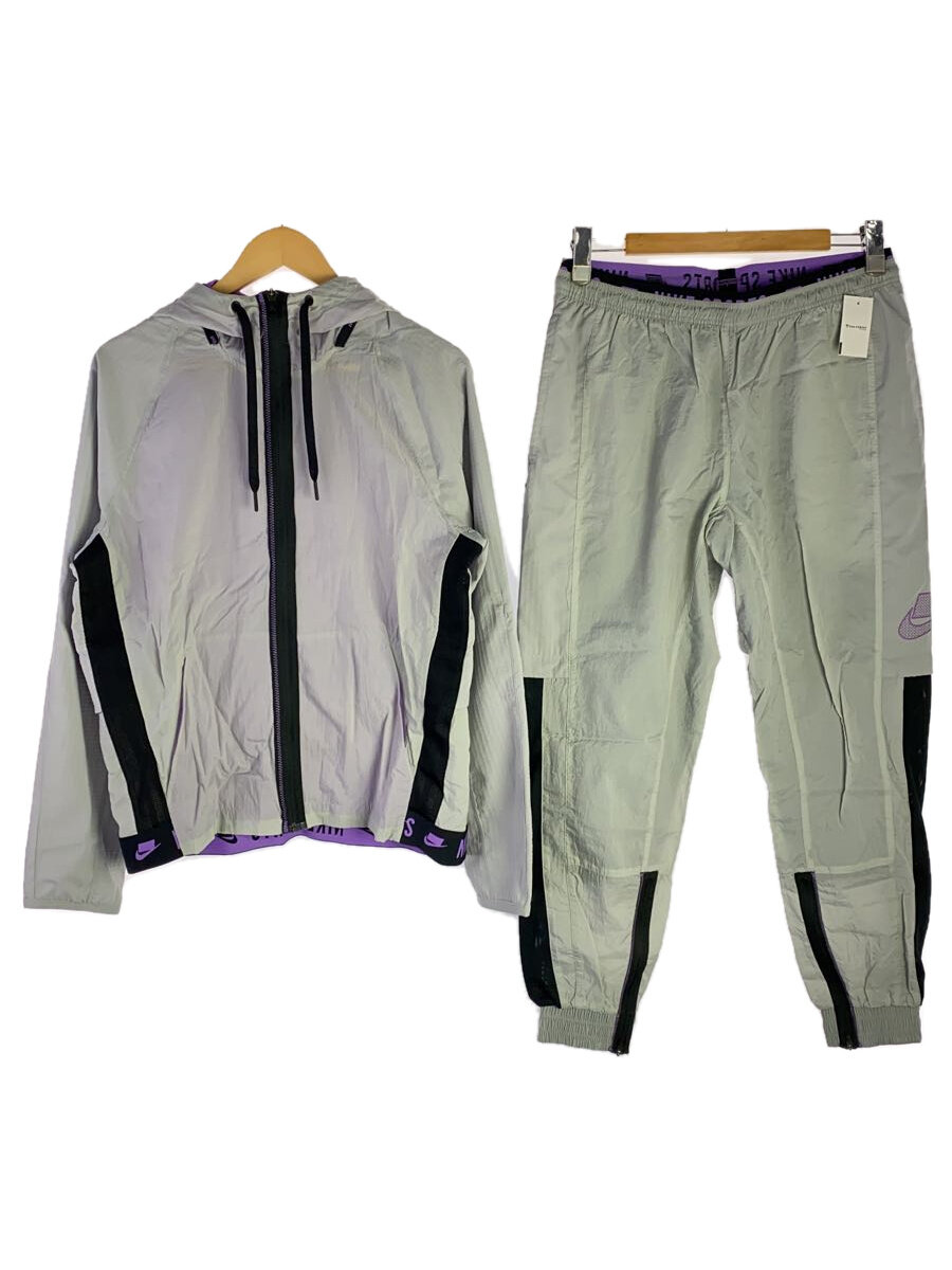 【中古】NIKE◆セットアップ/L/ナイロン/GRY/BV3304-077【メンズウェア】