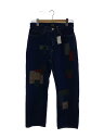 【中古】X-LARGE◆パッチワーク/ボトム/32/コットン/IDG/101214031012【メンズウェア】
