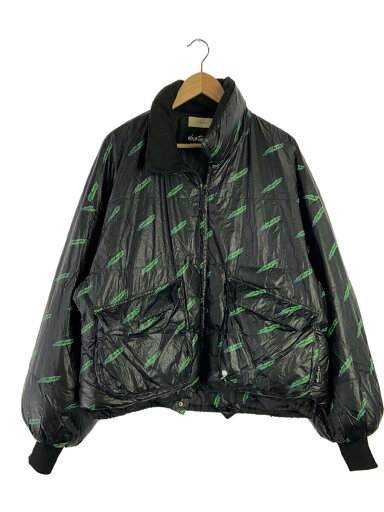 【中古】JieDa◆ダウンジャケット/1/ポリエステル/BLK/総柄/jie-19w-jk03【メンズウェア】 【中古】JieDa◆ダウンジャケット/1/ポリエステル/BLK/総柄/jie-19w-jk03【メンズウェア】
