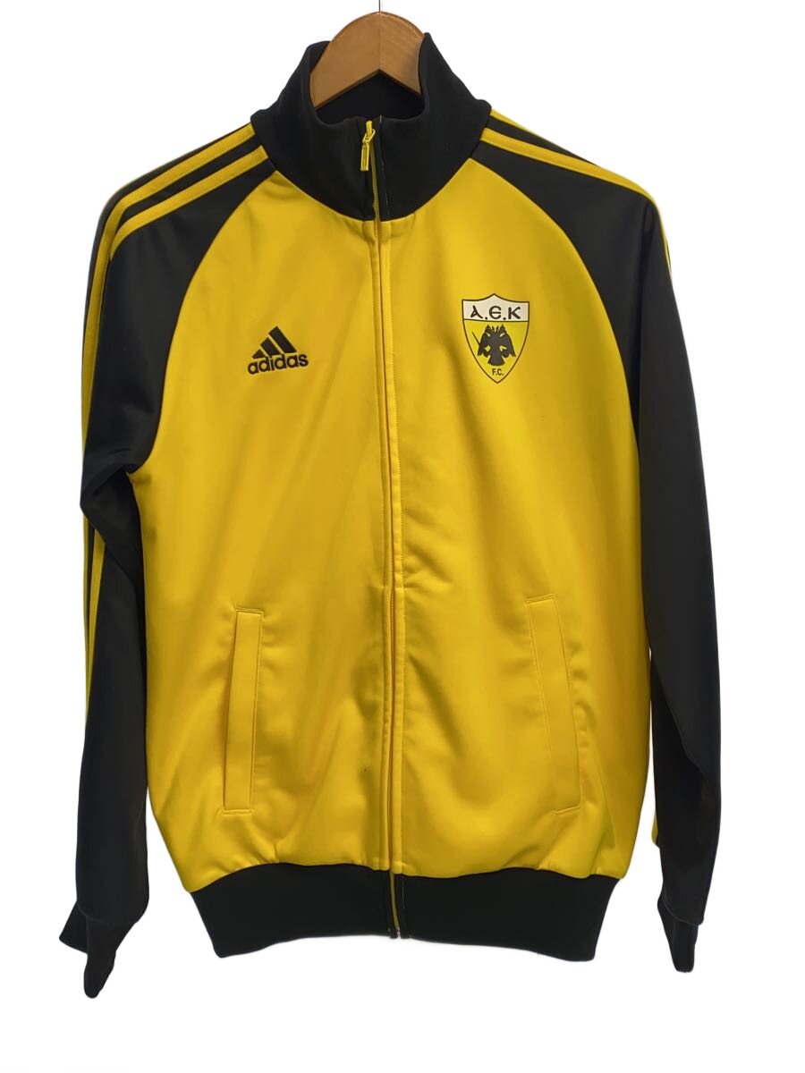 【中古】adidas◆A.E.K/トラックジャケット/スポーツウェアー/M/イエロー/アディダス//【スポーツ】