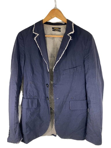 【中古】DIESEL BLACKGOLD◆テーラードジャケット/M/コットン/GRY//【メンズウェア】 【中古】DIESEL BLACKGOLD◆テーラードジャケット/M/コットン/GRY//【メンズウェア】