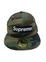 【中古】Supreme◆Box Logo Mesh Back New Era Woodland Camo【服飾雑貨他】