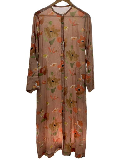 【中古】Steven Alan◆シャツワンピース/M/--/BEG/花柄/8226-162-0486【レディースウェア】 【中古】Steven Alan◆シャツワンピース/M/--/BEG/花柄/8226-162-0486【レディースウェア】