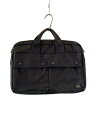 【中古】PORTER◆ブリーフケース/--/ブラック/無地【バッグ】