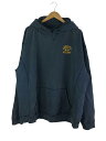 【中古】Lafayette◆パーカー/XXL/--/BLU/無地/WORN OUT ATHLETICS HOODIE【メンズウェア】