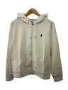 【中古】POLO RALPH LAUREN◆ジップパーカー/M/--/WHT【メンズウェア】