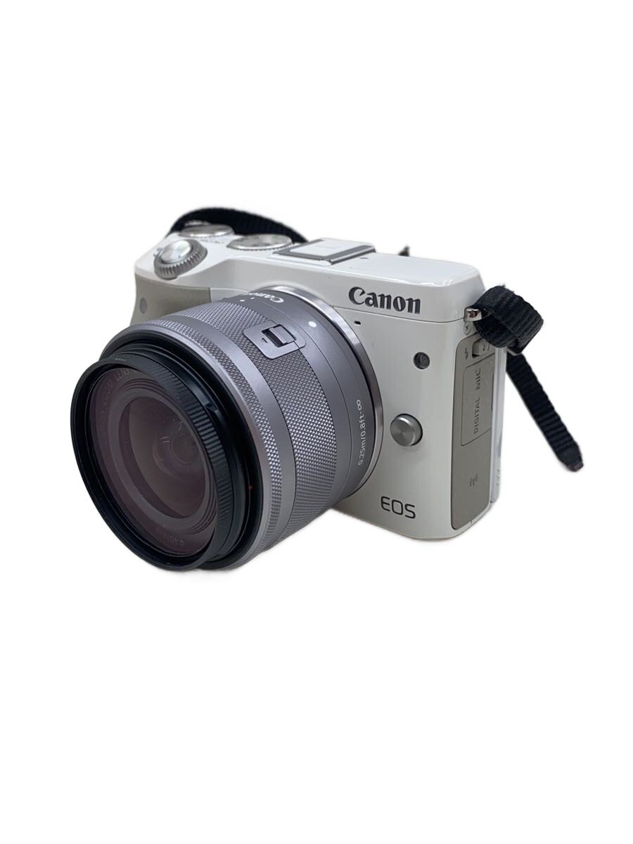 【中古】CANON◆デジタル一眼カメラ EOS M3 EF-M15-45 IS STM レンズキット [ホワイト]【カメラ】