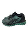 【中古】ASICS◆GEL-QUANTUM 360 4/ローカットスニーカー/24cm/GRN/F450418//【シューズ】