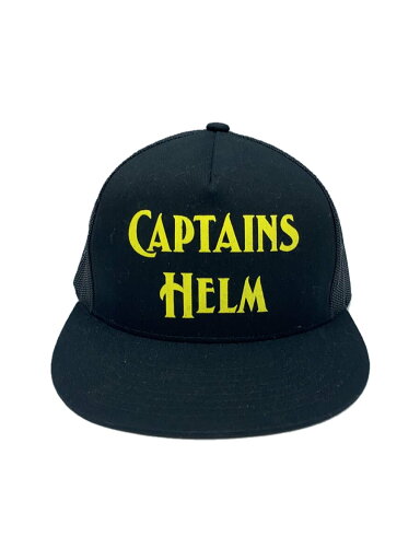 【中古】CAPTAINS HELM◆CLASSIC LOGO MESH CAP/ロゴプリント/刺繍/メッシュキャップ/帽子/BLK【服飾雑貨他】 【中古】CAPTAINS HELM◆CLASSIC LOGO MESH CAP/ロゴプリント/刺繍/メッシュキャップ/帽子/BLK【服飾雑貨他】