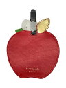 【中古】kate spade new york◆アクセサリー/レザー/RED/レディース//【服飾雑貨他】