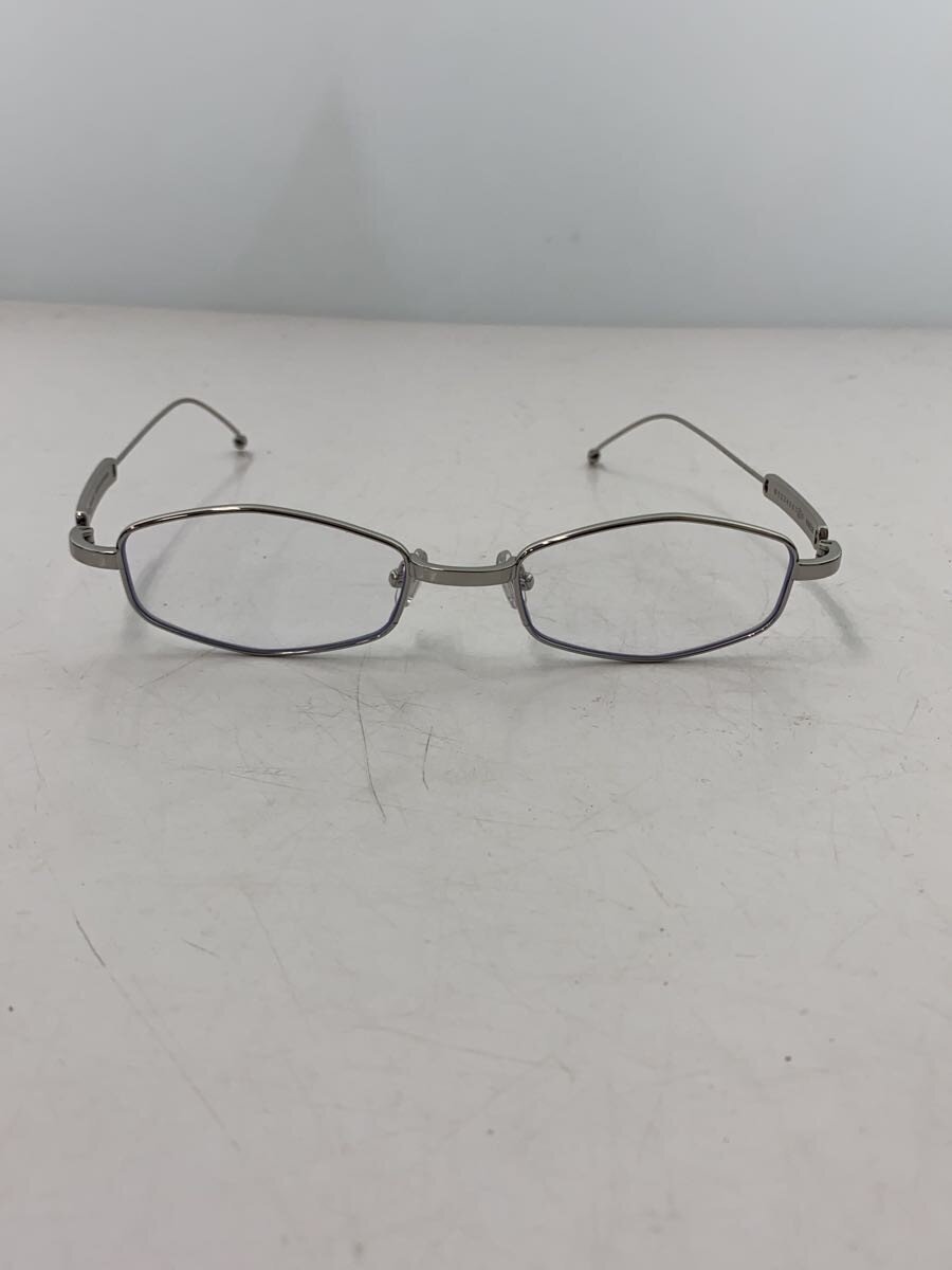 RAY-BAN - 【中古】Maison Margiela◆メガネ/ウェリントン/メタル/SLV/CLR/レディース/MM218-02【服飾雑貨他】