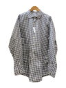 【中古】BROOKS BROTHERS◆長袖シャツ/--/コットン/GRY/ギンガムCK【メンズウェア】(4)
