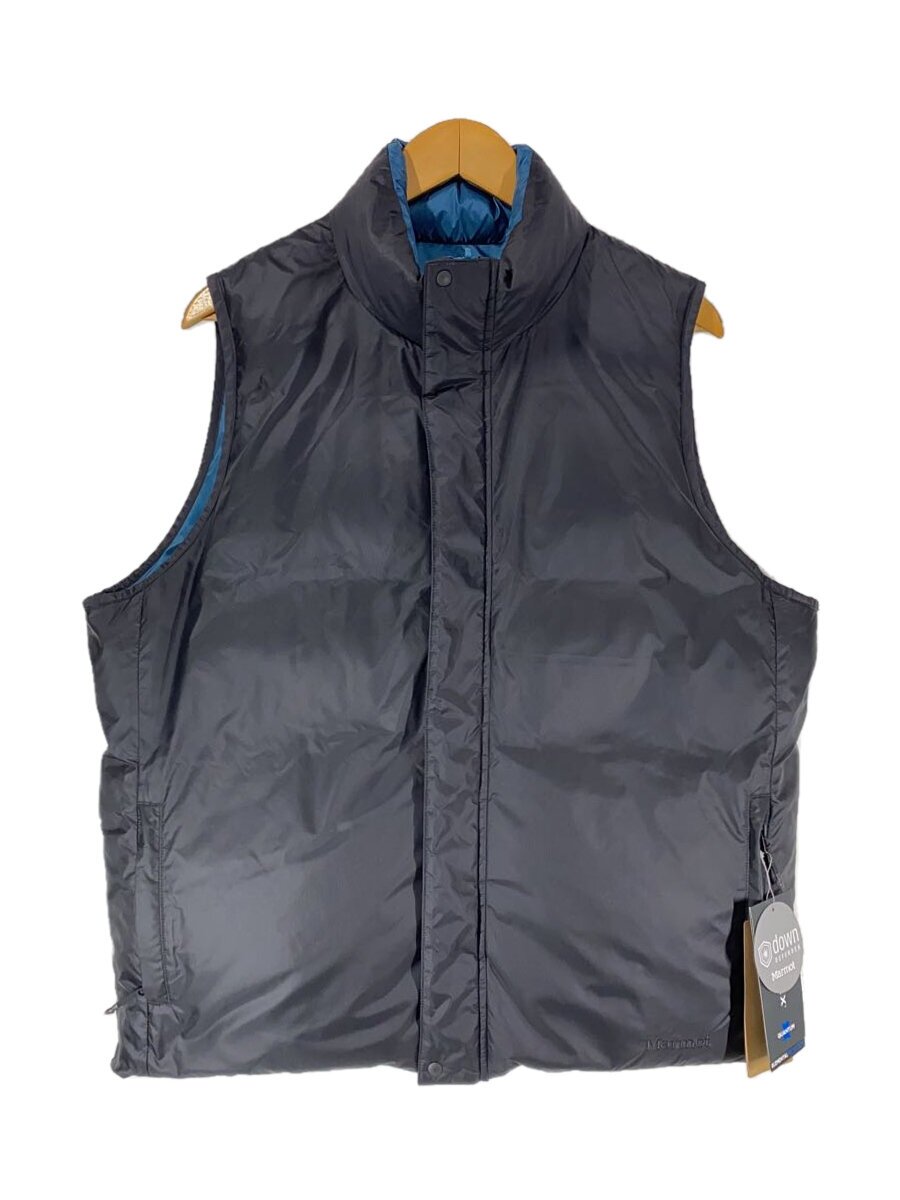 Marmot◆PERTEX/リバーシブル/SHIPS別注/ダウンベスト/M/ナイロン/BLK/TOMUJL82SP//