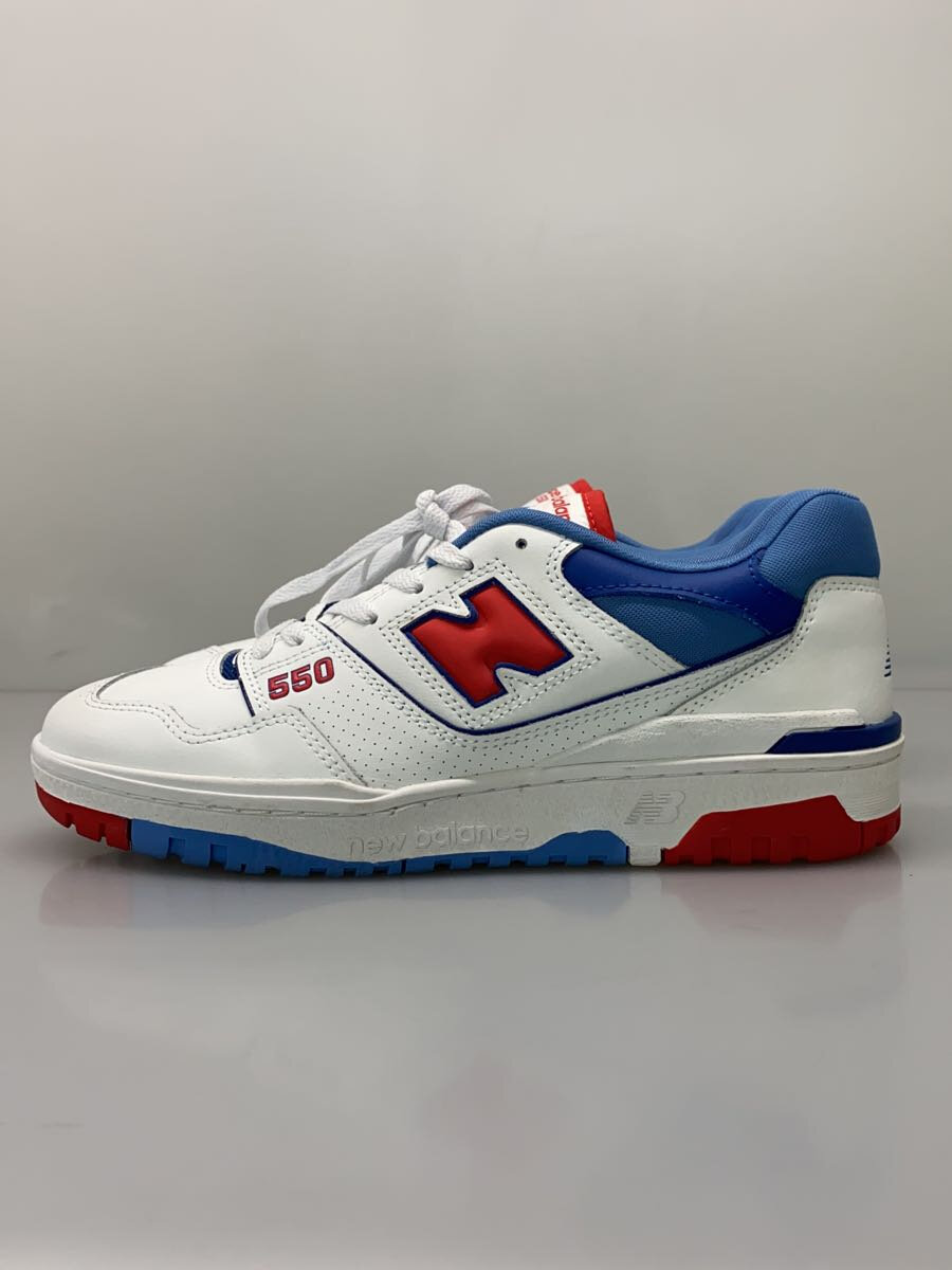 【中古】NEW BALANCE◆BB550/ホワイト/27.5cm/WHT【シューズ】