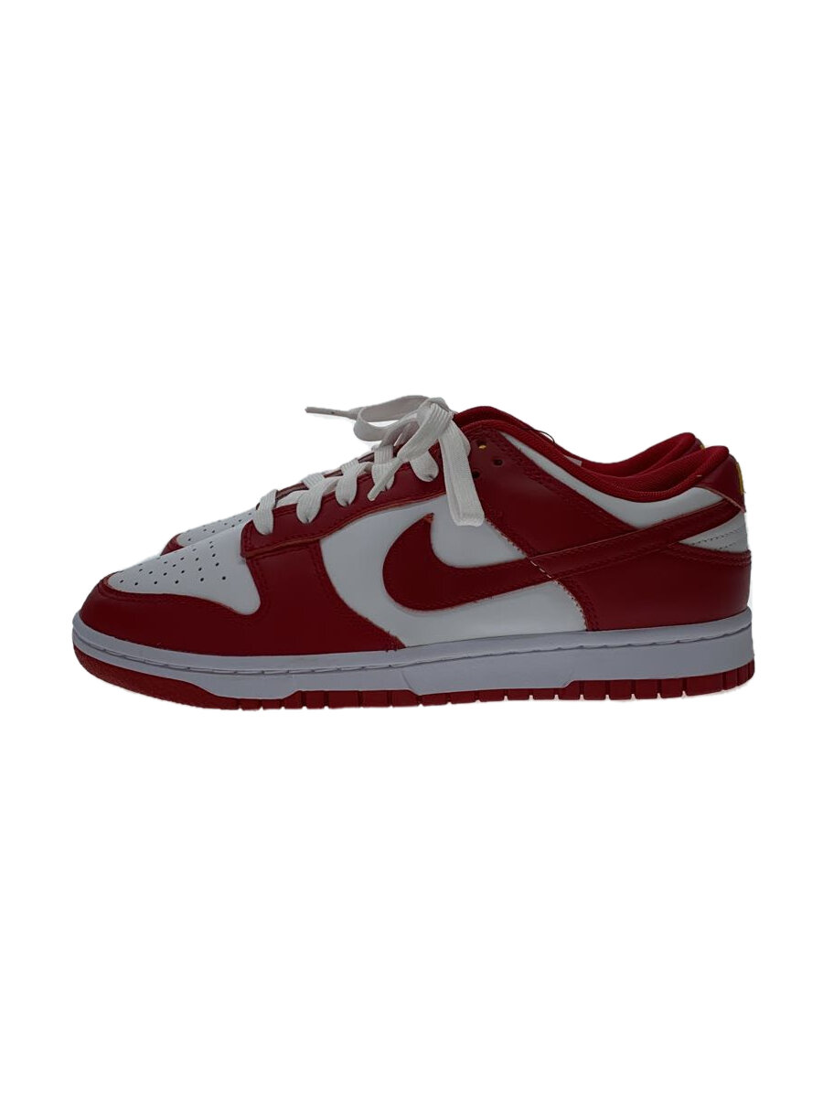 【中古】NIKE◆DUNK LOW RETRO_ダンク ロー レトロ/26.5cm/RED【シューズ】