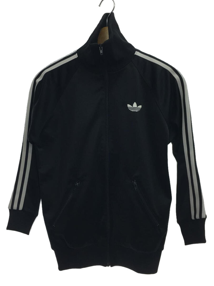 【中古】adidas◆ジャージ/STYLE-410/S/ポリエステル/BLK/無地/STYLE-410【レディースウェア】