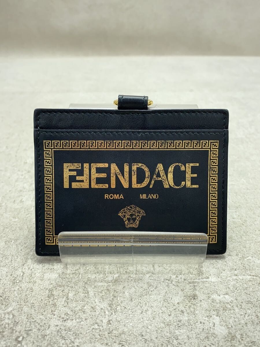 【中古】VERSACE◆パスケース/レザー/