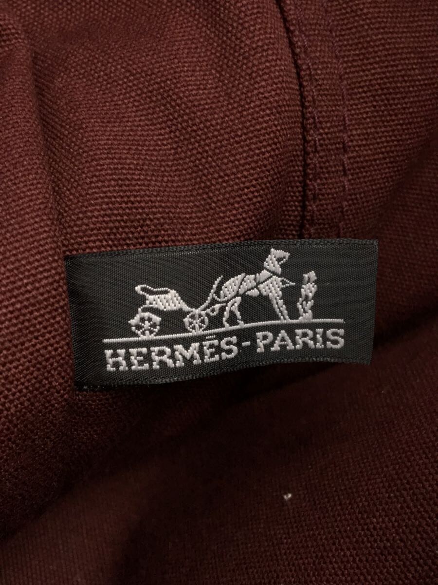 【中古】HERMES◆トートバッグ/レザー/BRD【バッグ】