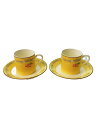 【中古】TIFFANY&Co.◆カップ&ソーサー/2点セット/YLW【キッチン用品】