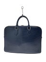 【中古】LOUIS VUITTON◆ダンディ・ブリーフケース_エピ_NVY/レザー/NVY//【バッグ】