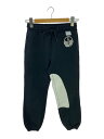 【中古】STEFAN COOKE◆スウェットパンツ/ボトム/XS/コットン/BLK【メンズウェア】(4)