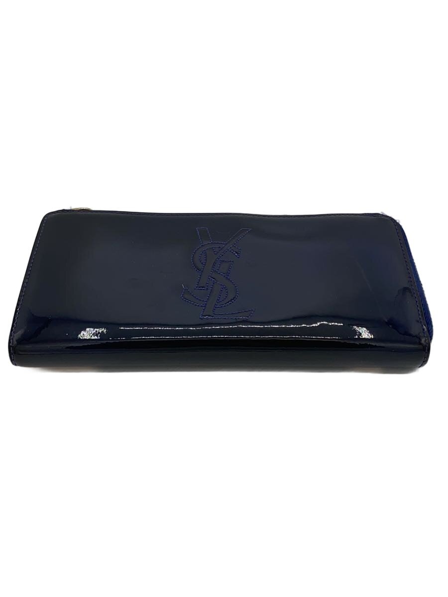 YVES SAINT LAURENT 長財布 ストライプデザイン　ネイビー YVES SAINT LAURENT 長財布 ストライプデザイン ネイビー YVES SAINT