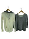 【中古】SUNSEA◆Broken 3way hood/12aw/レイヤードパーカー/4/コットン/GRY/SNS-12A03//【メンズウェア】
