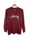 【中古】STUSSY◆Tシャツ/S/コットン/B