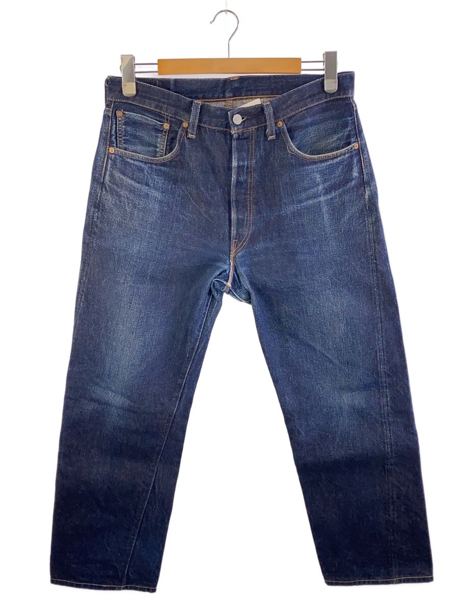 【中古】Levi’s◆501XX復刻/BIGE/日本製/赤耳/34/デニム/IDG/55501-0017【メンズウェア】
