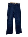 【中古】WRANGLER◆usa製/80s/ブーツカットパンツ/30/リジットデニム/TALONジップ/カムロックtalon【メンズウェア】