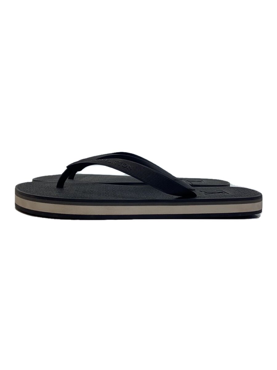 【中古】LOUIS VUITTON◆ビーチサンダル/6/BLK/ラバー【シューズ】