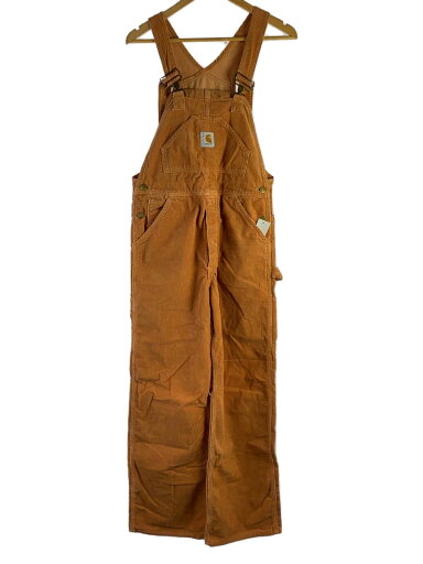 【中古】Carhartt◆オーバーオール/30/コーデュロイ/ORN/CH-118【メンズウェア】 【中古】Carhartt◆オーバーオール/30/コーデュロイ/ORN/CH-118【メンズウェア】