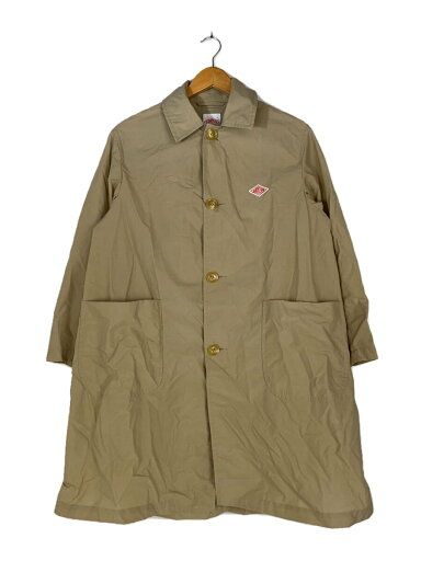 【中古】DANTON◆NYLON TAFFETA COAT/ステンカラーコート/34/ナイロン/ベージュ/jd-8037【レディースウェア】 【中古】DANTON◆NYLON TAFFETA COAT/ステンカラーコート/34/ナイロン/ベージュ/jd-8037【レディースウェア】