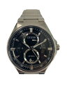 【中古】CITIZEN◆ATTESA/ムーンフェイズ/トリプルカレンダー/アナログ/チタン/BLK/8730-S127912//【服飾雑貨他】