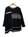 【中古】YOHJIYAMAMOTO+NOIR◆ニット・セーター(薄手)/2/アルパカ/BLK/nv-k11-182/ヨウジヤマモトプリュスノアール【メンズウェア】