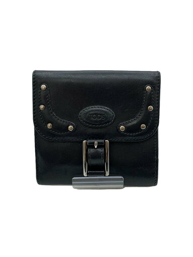 【中古】TOD’S◆3つ折り財布/レザー/BLK/レディース【服飾雑貨他】 【中古】TOD’S◆3つ折り財布/レザー/BLK/レディース【服飾雑貨他】