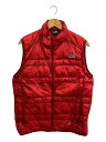 【中古】THE NORTH FACE◆ダウンベスト_ND18970/XL/ナイロン/RED【メンズウ ...