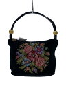 【中古】FEILER◆ハンドバッグ/コットン/BLK/花柄/【バッグ】(4)