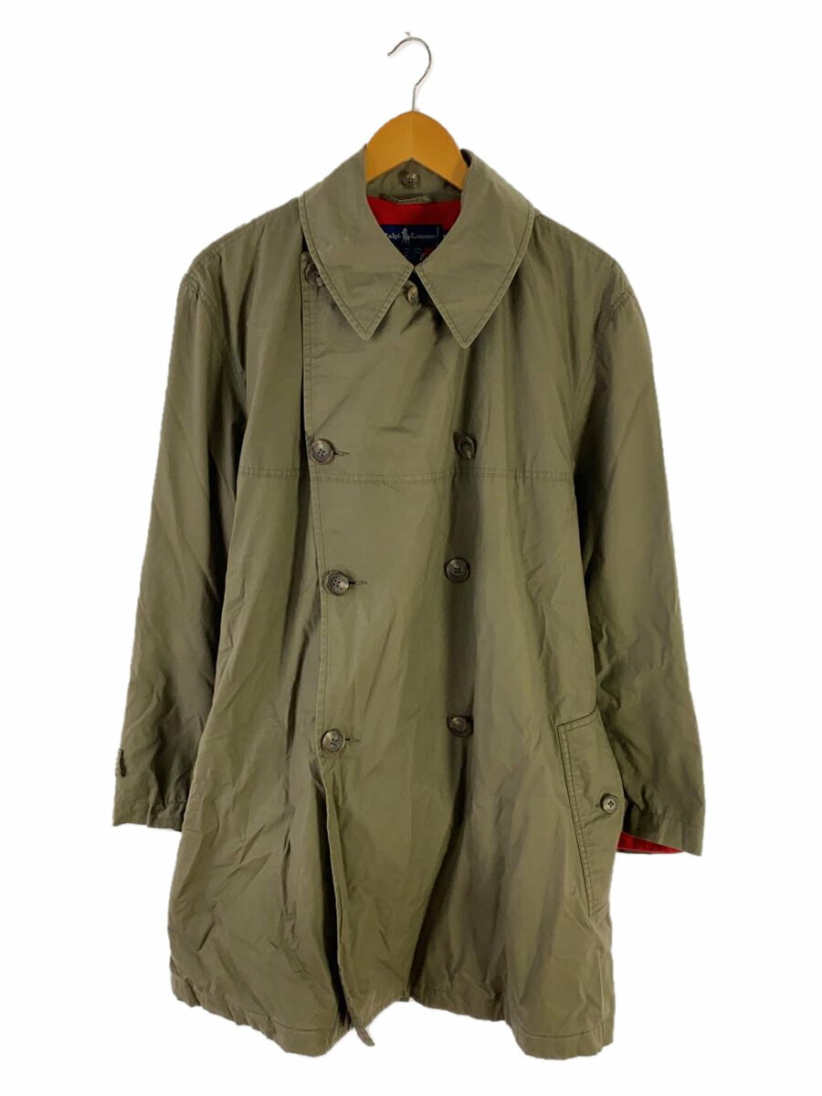 【中古】RALPH LAUREN◆トレンチコート/M/コットン/KHK【メンズウェア】