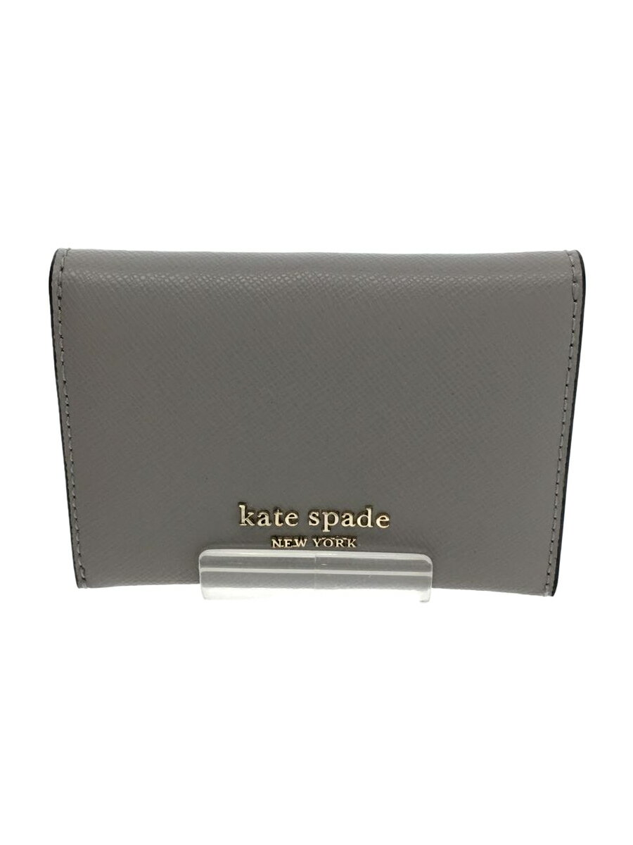 【中古】kate spade new york◆3つ折り財布/PVC/PNK/レディース【服飾雑貨他】