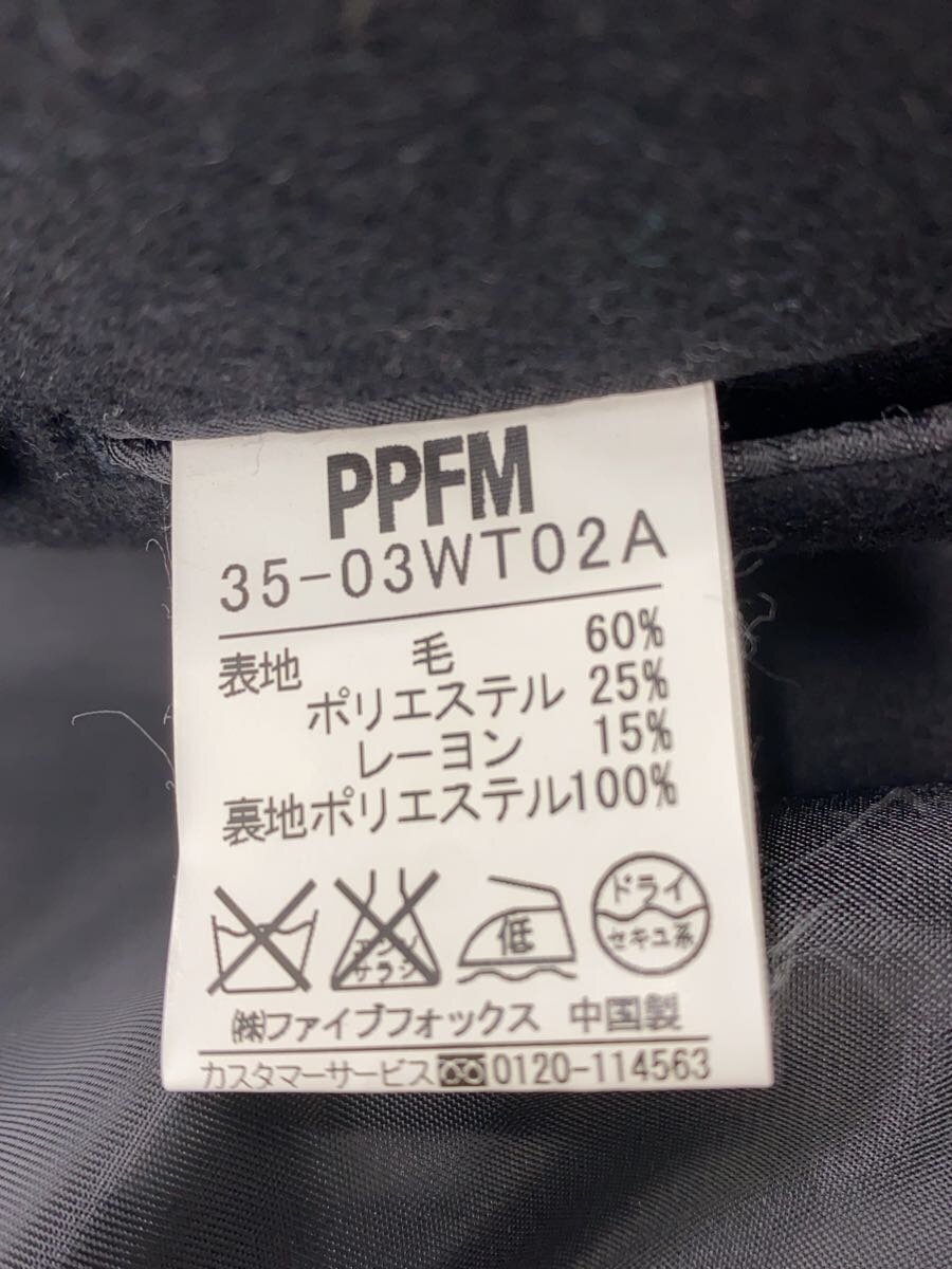 【中古】PPFM◆ナポレオンコート/M/ウール/ブラック/無地/35-03WT02A//【メンズウェア】