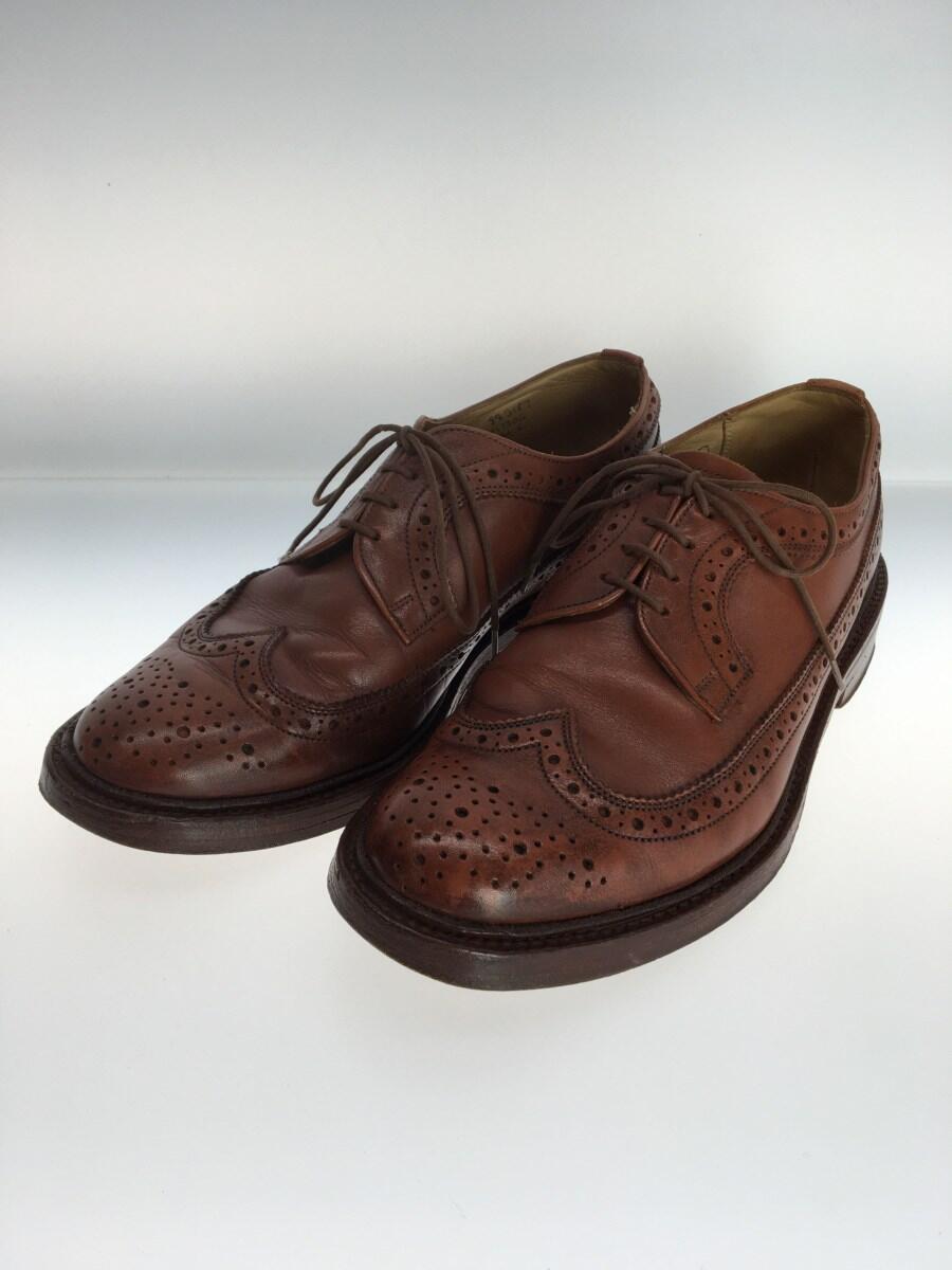 【中古】Tricker’s◆ドレスシューズ/UK8.5/ブラウン/レザー【シューズ】