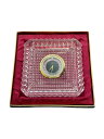 【中古】HOYA◆置時計/アナログ/クリア【インテリア小物・日用雑貨】